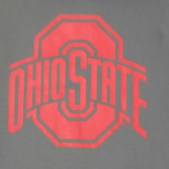 VARSITY OHIO STATE HOODIE YOUTH Pullover OSU Big O Spell Out Sweatshirt Scarlet - Picture 2 of 9